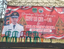 Ampelsari di padati Ribuan Masa Tumplek Blek Menyaksikan Karnaval Spektakuler Kebudayaan Diiringi Sound System 