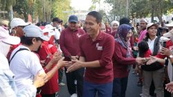 Ribuan Warga Bojonegoro Meriahkan Jalan Santai dan Senam Massal Haornas 2026 di Alun-Alun
