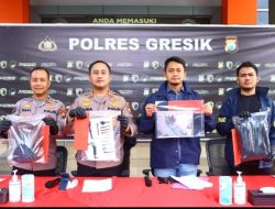 Kapolres Gresik Kembalikan Motor Korban Curanmor, Dua Residivis Diberi Tindakan Tegas Terukur