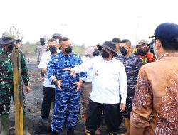 Gunakan Cairan Khusus, Metode Undercooling Dikerahkan; Gubernur, Danlanud, dan Forkopimda Kalsel Bersinergi di Titik Api Atasi Karhutla