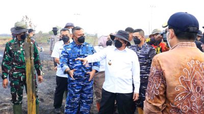 Gunakan Cairan Khusus, Metode Undercooling Dikerahkan; Gubernur, Danlanud, dan Forkopimda Kalsel Bersinergi di Titik Api Atasi Karhutla 6