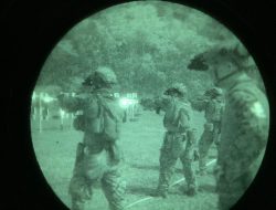 Pertajam Profesionalisme, Latgabma SGS 2026 Marfor-Lampung Gelar Latihan Menembak Malam Dan Scout Live Fire