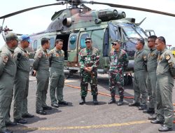 TNI Kerahkan Personel dan Heli Caracal Perkuat Penanganan Karhutla di Wilayah IKN
