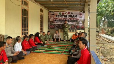 TNI Gelar Penyuluhan Pencegahan Karhutla di Kabupaten Sambas 6