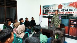 Puspsi TNI Berikan Trauma Healing bagi Relawan TNI dan Persit Penyintas Gempa NTT