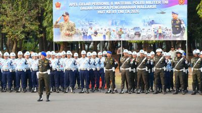 Jelang HUT ke-81 TNI, Puspom TNI Perkuat Kesiapan Pengamanan Wallakir 6