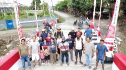 Kodim 1710/Mimika Rampungkan Jembatan Beton di Kelurahan Pasar Sentral