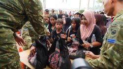 TNI Bagikan 22.000 Porsi Makanan Gratis Untuk Masyarakat pada TNI Fair 2026 Di Monas