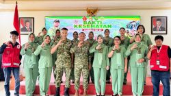 Sambut HUT TNI ke-81, Kodim 1710/Mimika Gelar Bakti Kesehatan 1