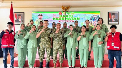 Sambut HUT TNI ke-81, Kodim 1710/Mimika Gelar Bakti Kesehatan 5