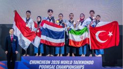 Tim Pelatnas Taekwondo Indonesia Meraih 1 Medali Perak Kejuaraan Tertinggi Untuk Kategori Poomsae