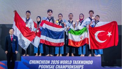 Tim Pelatnas Taekwondo Indonesia Meraih 1 Medali Perak Kejuaraan Tertinggi Untuk Kategori Poomsae 6