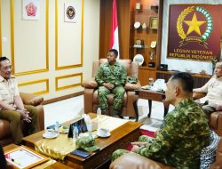 Jelang HUT Ke-81 TNI, Kas Kohanudnas Anjangsana kepada Jenderal (HOR) H.B.L. Mantiri