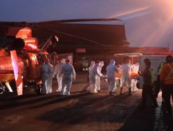 Tujuh Jenazah Tiba Melalui Jalur Udara, Lanud Sjamsudin Noor Teguhkan Dukungan SAR KM Virgo