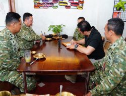 Rangkaian HUT, Wadan Kodiklat TNI Silaturahmi dengan Mantan Panglima TNI