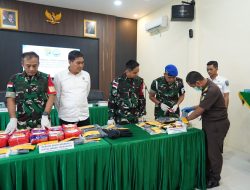 TNI Gagalkan Penyelundupan 16,4 Kilogram Sabu di Perbatasan RI-Malaysia