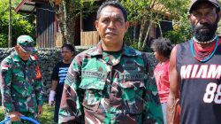 Kodim 1714/Puncak Jaya Salurkan Air Bersih, Wujud Kepedulian TNI kepada Warga Pagaleme