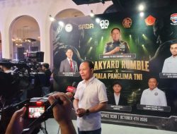 Kasum TNI : Mahasiswa dan Prajurit TNI Meriahkan Tinju Amatir Rakyard Rumble Piala Panglima TNI