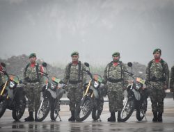 Upacara HUT ke-81 TNI di Timika Berlangsung Khidmat