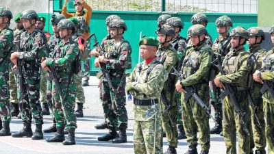 HUT Ke-81 TNI Tahun 2026, Kodim 1714/Puncak Jaya Gelar Upacara, Dipererat Kebersamaan TNI dan Kepolisian 8