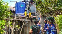 Lanud Sjamsudin Noor Kembali Hadirkan Setetes Kepedulian di Tengah Kekeringan