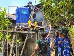 Lanud Sjamsudin Noor Kembali Hadirkan Setetes Kepedulian di Tengah Kekeringan