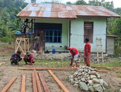 Satgas TMMD Kodim 1808/Mansel Bergerak, Rehab Rumah Tidak Layak Huni