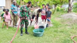 Satgas TMMD Kodim 1808/Mansel Bantu Masyarakat Penuhi Kebutuhan Air Bersih 2