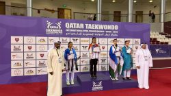 Atlet Taekwondo Indonesia Meraih Medali Emas Kategori Cadet U47 Putri di Doha, Qatar