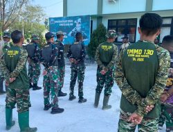 Awali Kegiatan, Satgas TMMD ke-130 Gelar Pengecekan Personel Dan Doa Bersama
