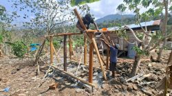 Lanjutkan Pembangunan MCK Warga Kampung Yamboi Gunung : Progres Capai 50 Persen 2