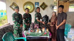 Wujud Kepedulian, Satgas TMMD Ke-130 Salurkan Tali Kasih Kepada Warakawuri