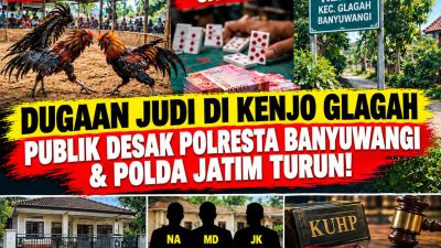 Dugaan Judi di Kenjo Glagah — Publik Desak Polresta Banyuwangi & Polda Jatim Turun! 6